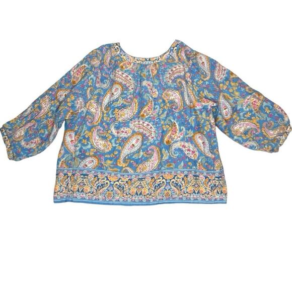 Cottagecore Reversible Fabric Jacket Womens 2X Paisley Cottage‎ Comfort Casual - Picture 10 of 10